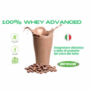 100% Whey Advanced Nutriline Gusto Caffè 500g