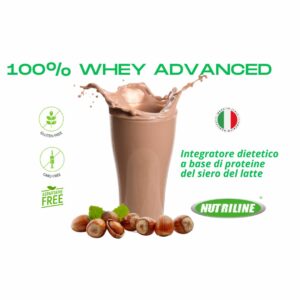 100% Whey Advanced Nutriline Gusto Crema Nocciola 500g