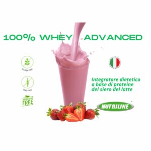 100% Whey Advanced Nutriline Gusto Fragola 500g
